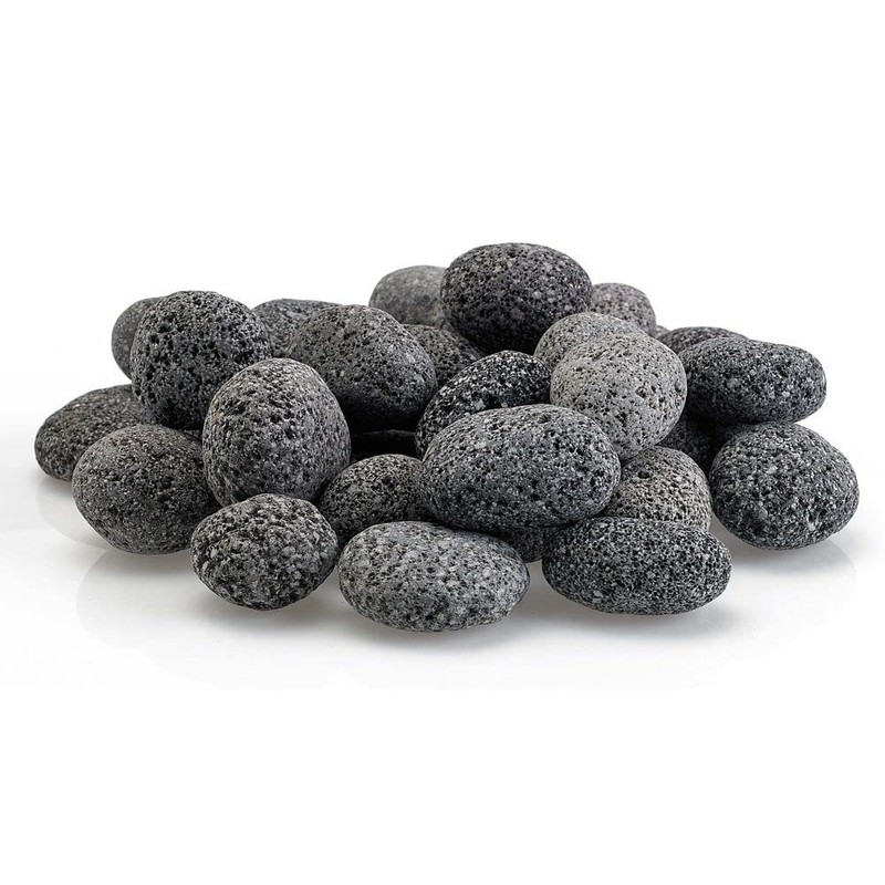 American Fireglass Small Gray Lava Stone (1/2" - 1") 10