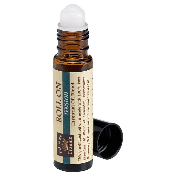 Fabulous Frannie Tension Pre-Diluted Essential Oil Roll-On Ready to use! 100% Pure, Therapeutic Grade Essential Oils Diluted in Fractionated Coconut Oil 10 ml