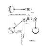 SANEI PV44J-13 Horizontal Ball Tap for High Tank Solar Reservoir