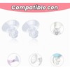 THJOPOKEEL 12 Piezas Insertos de Brida para Extractor de Leche