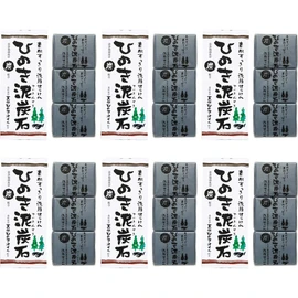 hinoki 泥炭 Stone Face Soap Clean Type G (Pack of 3) Set of 6