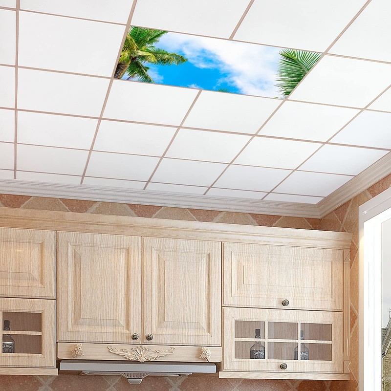 GVGHIDZ Fluorescent Light Covers for Classroom and Office - Eliminate
