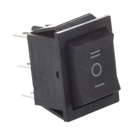 SODIAL(R)6-Terminal, 3-Position ON/OFF/ONDPDT Boat Rocker Switch 16A 250VAC 20A 125VAC