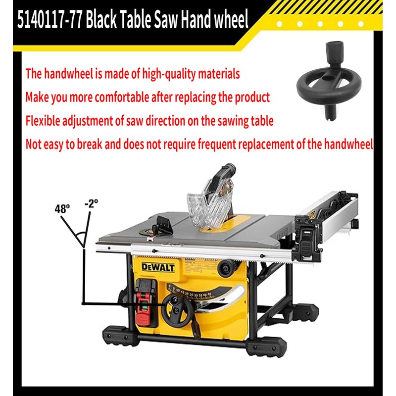 5140032-48 5140117-77 Table Saw Hand wheel table saw lift steering