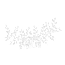 Beavorty Crystal Hair Comb Rhinestones for Brides Elegant Vintage Headdress for Weddings and Special Occasions Handmade Bridal Hair Accessory for Prom and Engagement Events