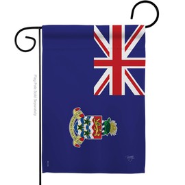 Nationality Cayman Islands Garden Flag Regional Nation International World Country Particular Area Small Decorative Gift Yard House Banner Made in USA 13 X 18.5