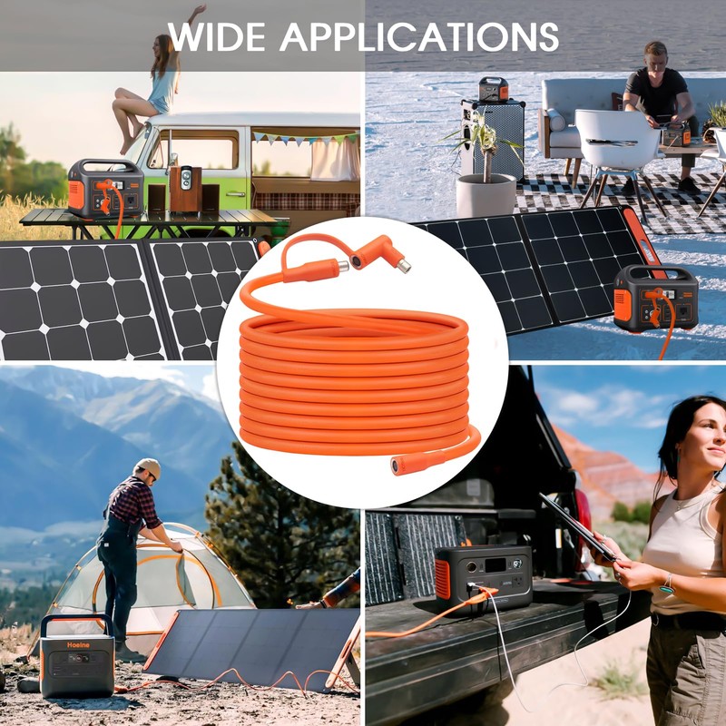 Hoeine Solar Panel Extension Cable Compatible with Jackery Solar Panel