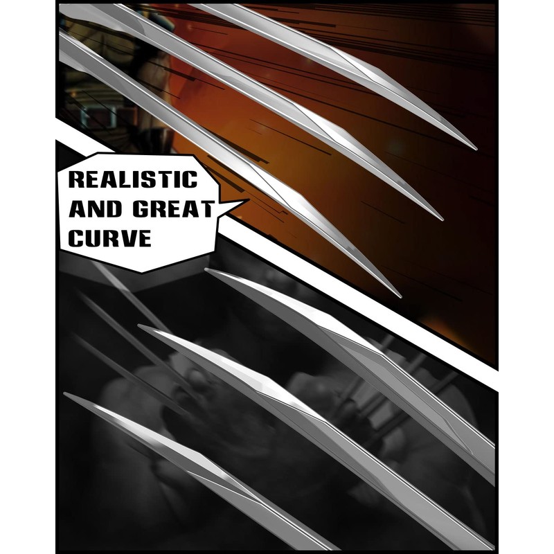 DMAR Metal Wolf Claws, Metal Claws with Plastic Handles for