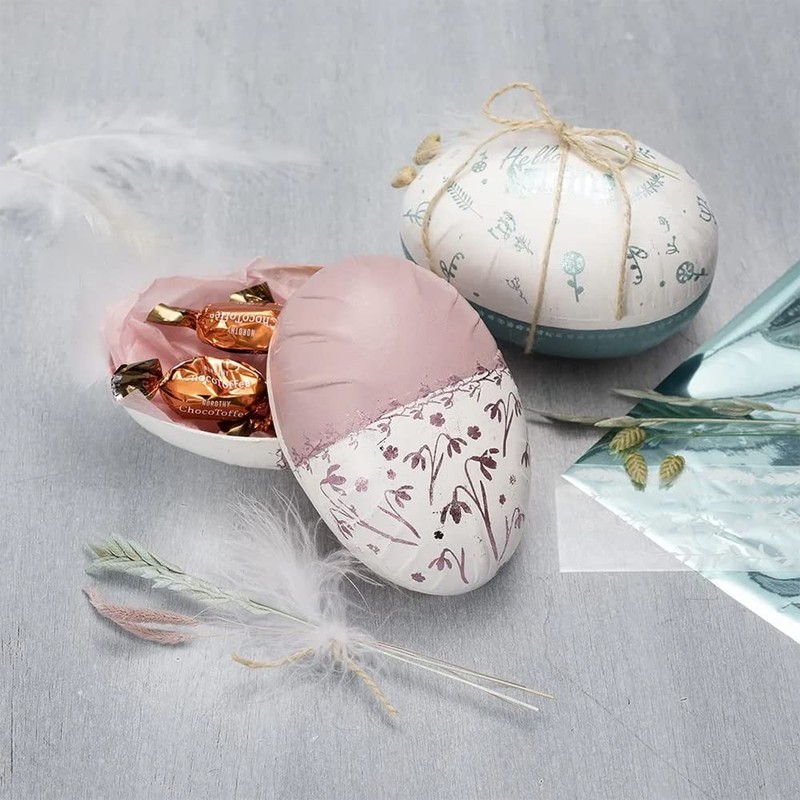 Crafty Capers Three Opening Fillable Paper Mache Eggs to Decorate