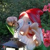 Garden Gnome Statue Large Ornament Sculpture Decorative light Gnomes Resin