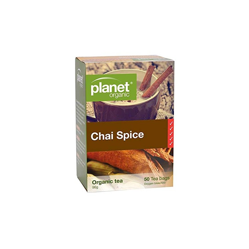 Planet Organic Chai Spice 50 Tea Bags