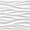 STICKGOO Wave Wall Panels for Interior Wall Decor, White 3D