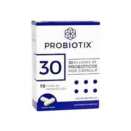 PROBIOTIX | 30 Billones de Probióticos | 10 Cepas | 30 Cápsulas