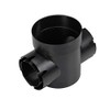 NDS 201 Round Spee-D Catch Basin Drain, 2 Outlets, Connects