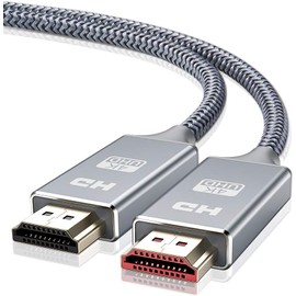 Snowkids 4K HDMI Cable 7.5m, HD High-Speed Lead ARC HDR10 HDCP 2.2/2.3 Dolby 3D, Compatible with Projector HDTV X box