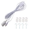 Rextin E26/E27 LED Light socket 21FT extension cord with On/Off