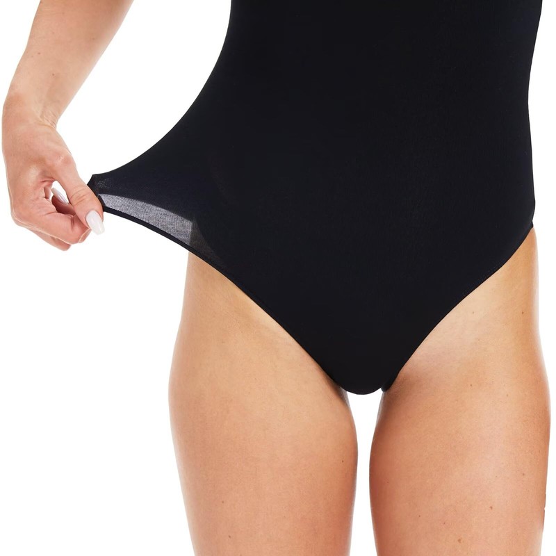 s.lemon Short Sleeve Ballet Leotards,Adult Scoop Back V Neck Bodysuits