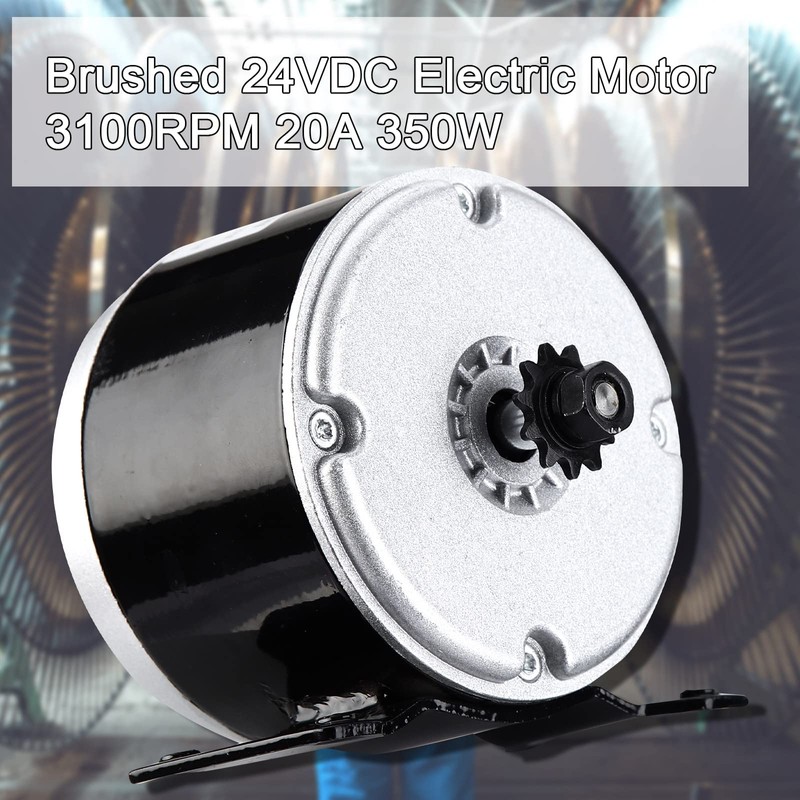 Vevitts Small Brushed Permanent Magnet Electric Motor for E Scooter