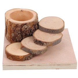 Levemolo Hamster Climbing Platform Wooden Ladder with Feeding Bowl Suitable for Small Animals Like Hamsters Guinea Pigs and Rats Bite Resistant Multi Functional Play and Chew for Pet Care