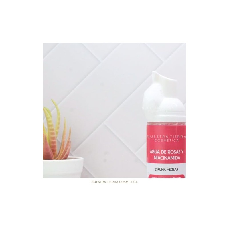 Espuma Micelar Agua De Rosas Y Niacinamida
