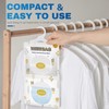 Vacplus Moisture Absorbers, Hanging Closet Dehumidifier Bags, Humidity Packs, Desiccant,