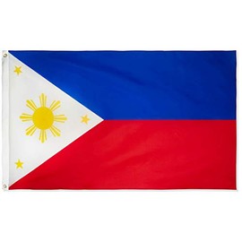 DANF Philippines Flag 3x5 Foot Filipino Philippine National Flags Polyester with Brass Grommets 3 X 5 Ft