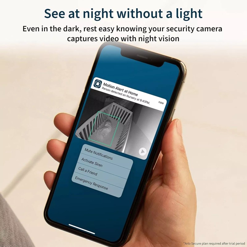 Arlo Essential Indoor Security Camera - White (VMC2040-100NA