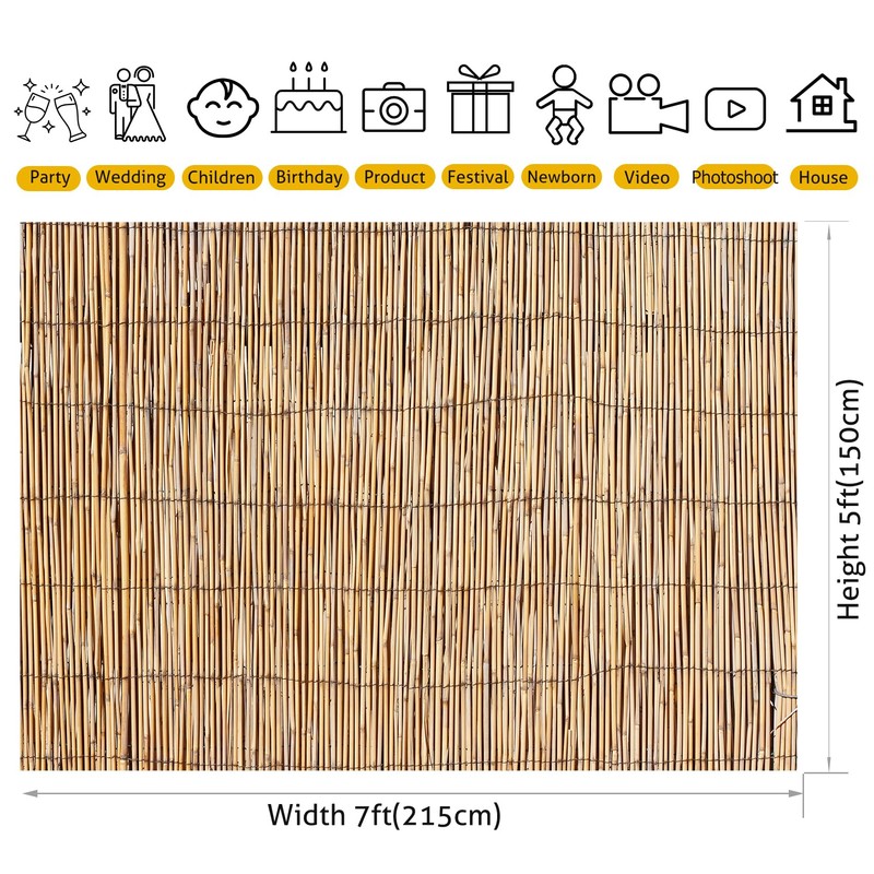 SADFA 10x8ft Hawaiian Tropical Beach Backdrop Aloha Luau Party Tiki