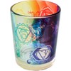 Printed Glass Votive Holder - Chakras