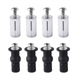 Toilet Seat Lid Screws, 8 Pieces Toilet Seat Fixed Screw for Toilet Top Mounting Hinge Accessories