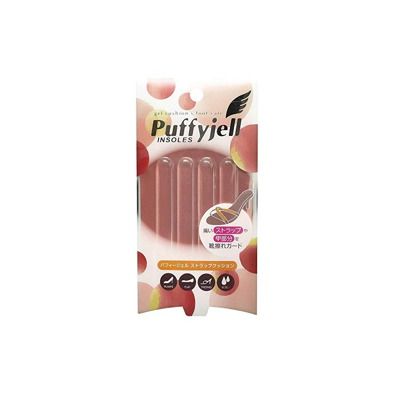 Puffy Gel Insole, Puffy Gel Strap Cushion, Women's, Clear, One