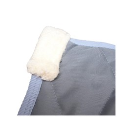 Reinsman Premium Quilted Winter Stable Horse Blanket | Lightweight 600Denier Top & 250 Gram Fill | Fleece-Lined Neck & Breathable Nylon Lining | 2 Belly Straps | Stainless-Steel Hardware, Gray, 78"