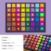 Paleta Sombras Sombras Maquillaje 48 Tonos Multicolor Ucanbe Exotic Flavor