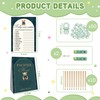 Bear Baby Shower Decorations, 144 Pcs Games Set for 20