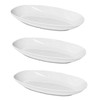 Harfield Deep Oval Small Plates Pack of 3 300ml Food