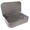 6 Pcs Metal Hinged Tin Box Container Mini Portable Small