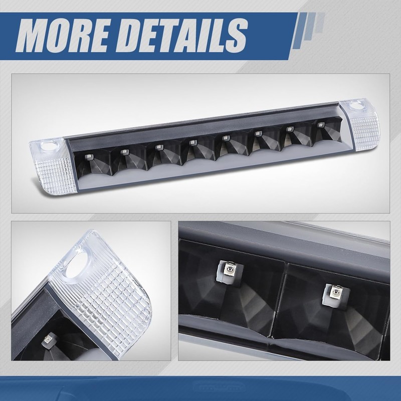 Auto Dynasty LED Black Rear High Mount 3rd Third Brake