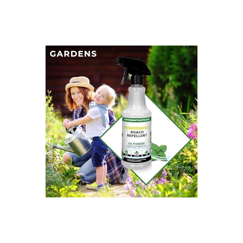 Powermint 16 Oz Peppermint Oil Roach Repellent Spray