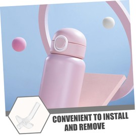 OUNONA Pack of 10 Thermal Cup Nozzle for Children, Anti-scalding Straw Covers, Straw Covers, Made of Scrap Straw, Water Bottles, Straws, Replacement Straw Head for Drinking Cups