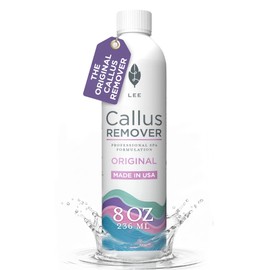 Lee Beauty 8oz Professional Gel Callus Remover for Feet - Original Fast-Acting Formula, Extra Strength for Cracked Heels & Dead Skin (Pack of 1)