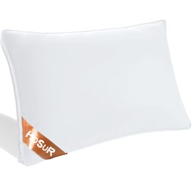 HOSUR Pillow, Luxury Hotel Specifications, Adjustable Height, For Horizontal Use, Washable, 3D Construction, 16.9 inches (43 cm), 24.8 inches (63 cm), Gift
