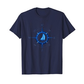 Sailing Compass Rose Sailboat T-Shirt