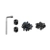 Funn Pedal Pins Studs for Black Magic Pedals (Black)