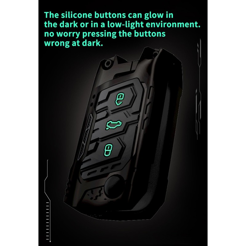 BFDDPPM Heavy Metal Key Fob Cover Case Protector for Volkswagen,