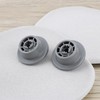 ECSiNG 8pcs Dishwasher Lower Rack Rollers with Axles Replacement Part