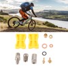 Bike Brake Hose Connector Aluminum Alloy Hydraulic Brake Hose Straight