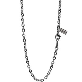 KJ Phiten Titanium Necklace, Azuki Necklace, Width 0.12 - 23.6 inches (3.0 mm), 15.7 - 23.6 inches (40 - 60 cm), Made in Japan, Sports, Hypoallergenic Metal, Titanium
