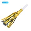 PATIKIL Glitter Metallic Fringed Noise Maker Musical Blowouts Whistle, 12