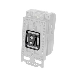 CAMVATE Quick Release V Lock Wedge Mount + Base Plate with 1/4"-20 Mounting Points & Grooves - 2335