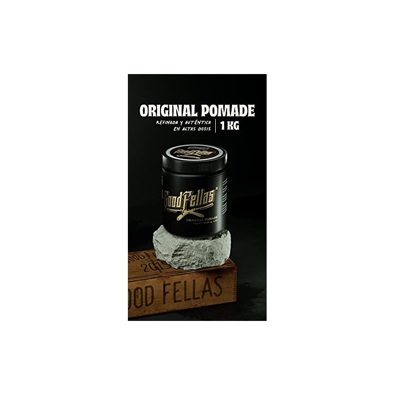 GoodFellas Pomada Original para Cabello de Fijación Media con Base